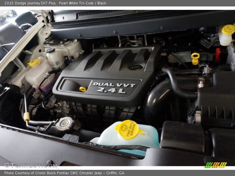 Pearl White Tri-Coat / Black 2015 Dodge Journey SXT Plus