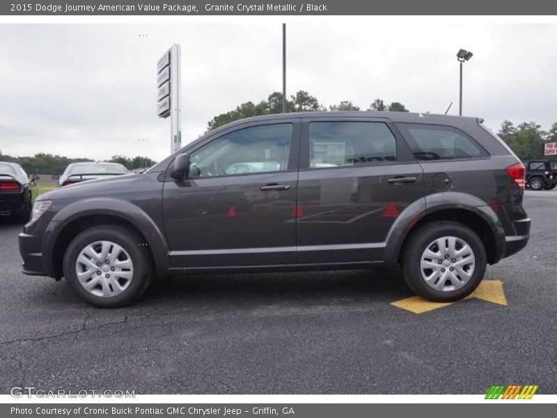 Granite Crystal Metallic / Black 2015 Dodge Journey American Value Package