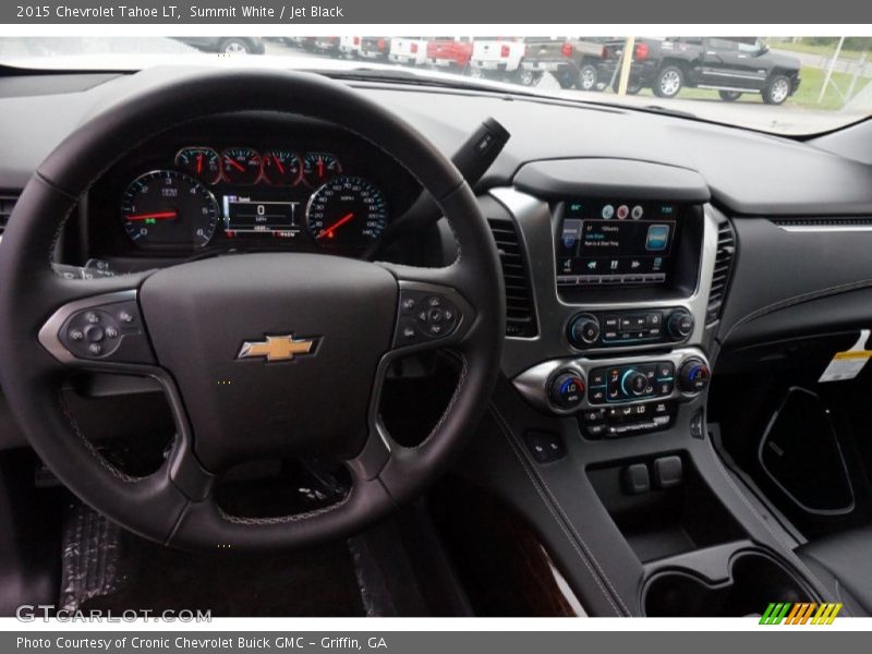 Summit White / Jet Black 2015 Chevrolet Tahoe LT
