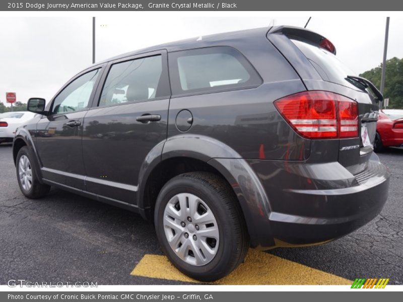 Granite Crystal Metallic / Black 2015 Dodge Journey American Value Package