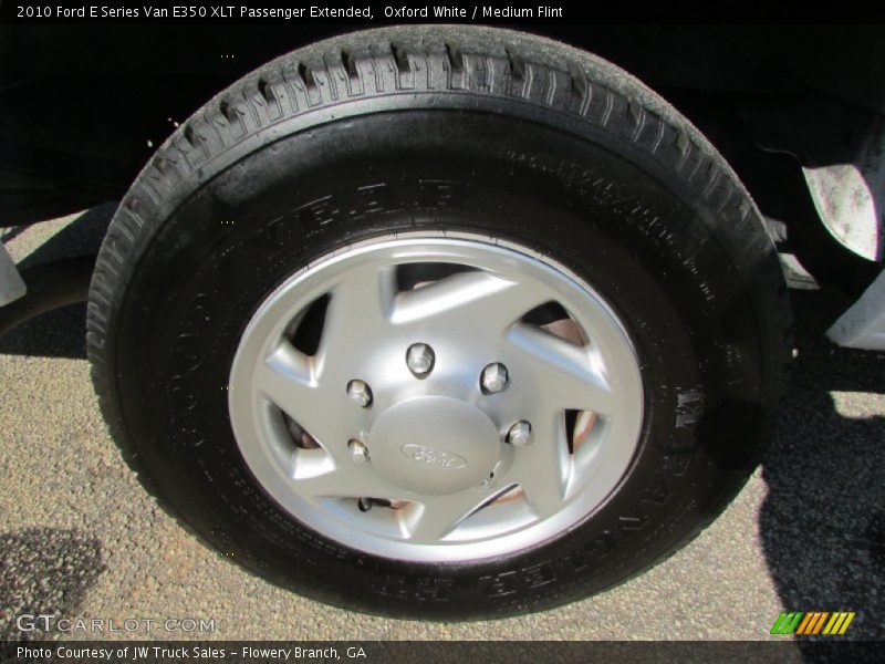 Oxford White / Medium Flint 2010 Ford E Series Van E350 XLT Passenger Extended