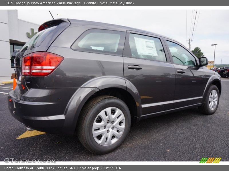 Granite Crystal Metallic / Black 2015 Dodge Journey American Value Package
