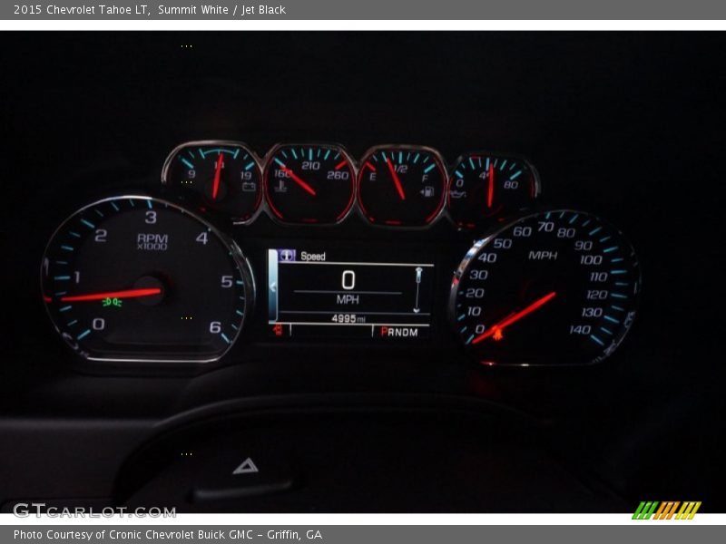 Summit White / Jet Black 2015 Chevrolet Tahoe LT