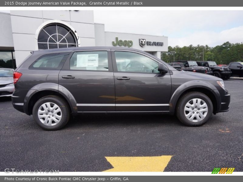 Granite Crystal Metallic / Black 2015 Dodge Journey American Value Package