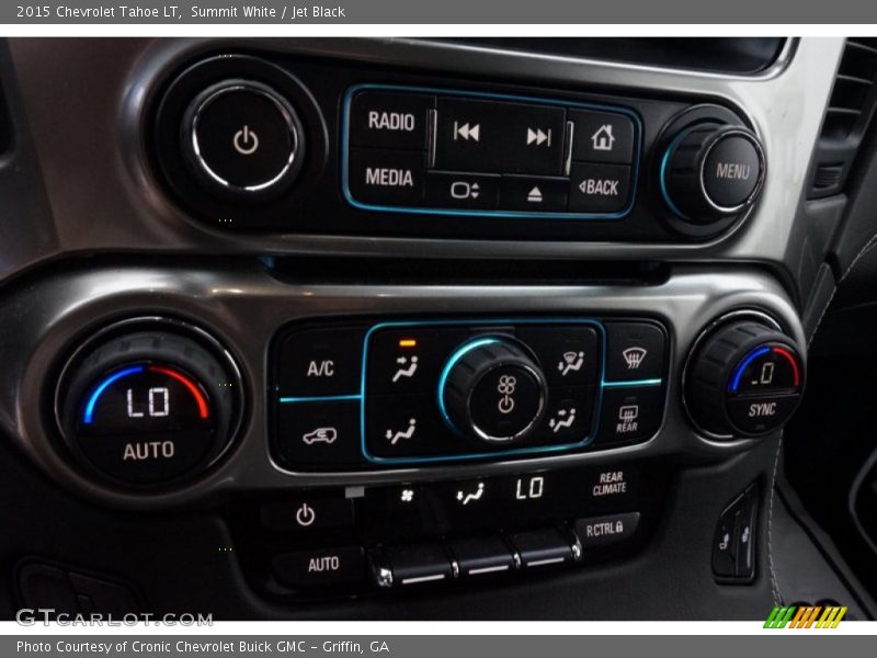 Summit White / Jet Black 2015 Chevrolet Tahoe LT