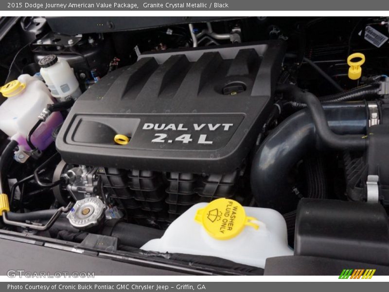 Granite Crystal Metallic / Black 2015 Dodge Journey American Value Package