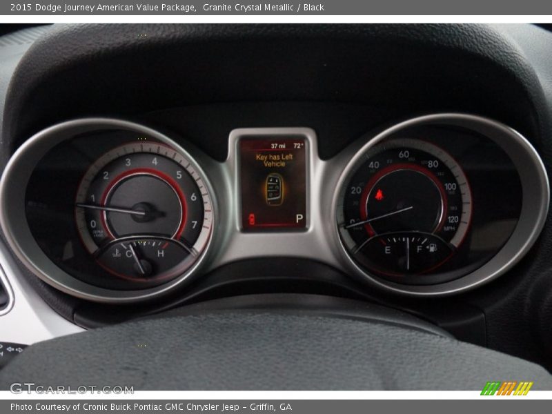 Granite Crystal Metallic / Black 2015 Dodge Journey American Value Package