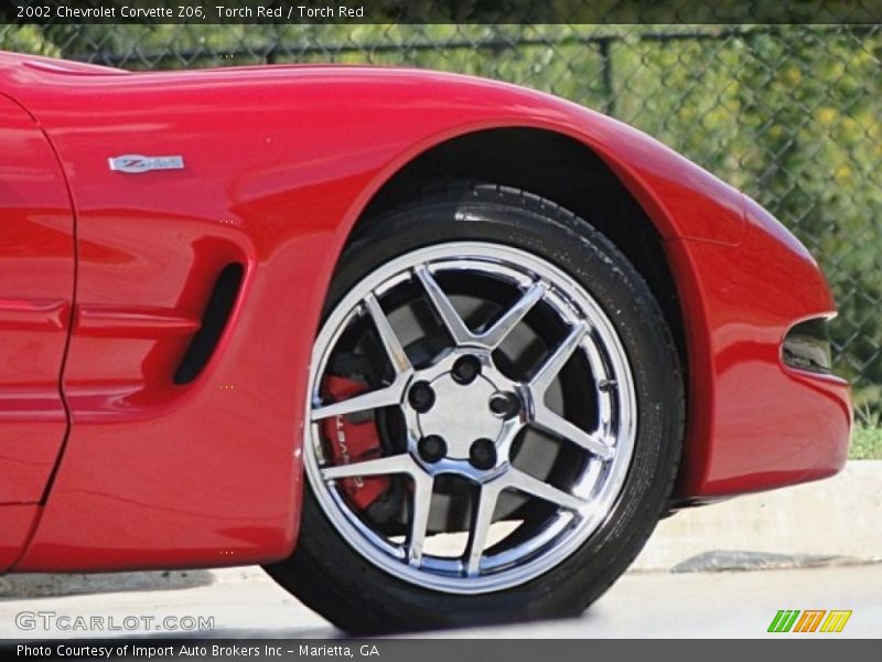 Torch Red / Torch Red 2002 Chevrolet Corvette Z06
