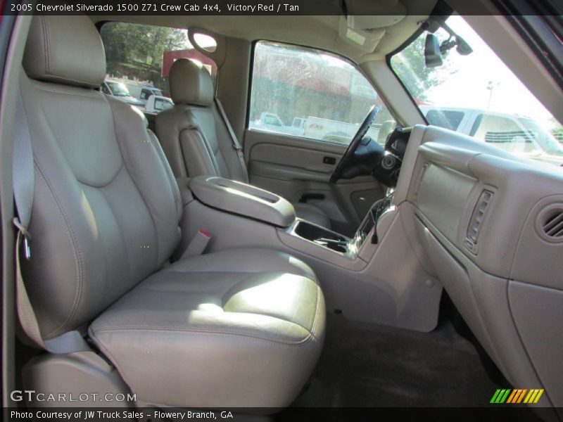 Victory Red / Tan 2005 Chevrolet Silverado 1500 Z71 Crew Cab 4x4