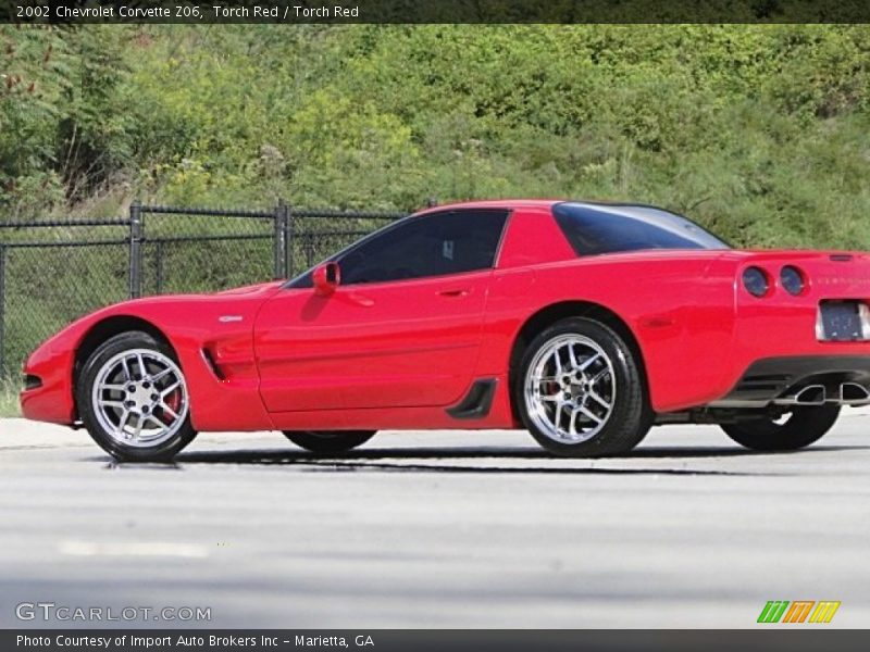 Torch Red / Torch Red 2002 Chevrolet Corvette Z06