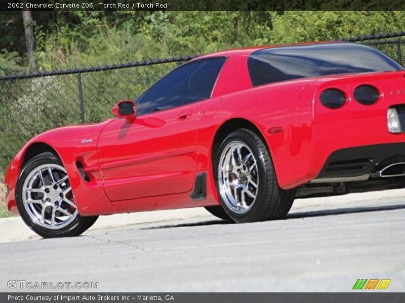 Torch Red / Torch Red 2002 Chevrolet Corvette Z06