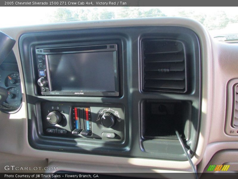 Victory Red / Tan 2005 Chevrolet Silverado 1500 Z71 Crew Cab 4x4