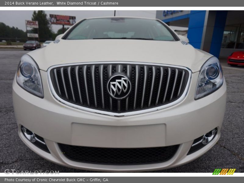 White Diamond Tricoat / Cashmere 2014 Buick Verano Leather