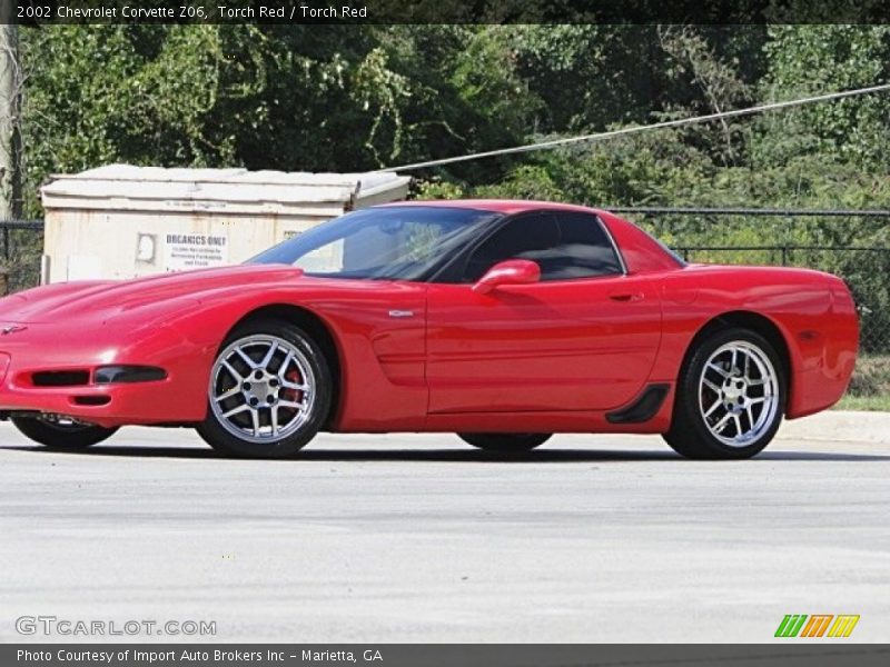 Torch Red / Torch Red 2002 Chevrolet Corvette Z06