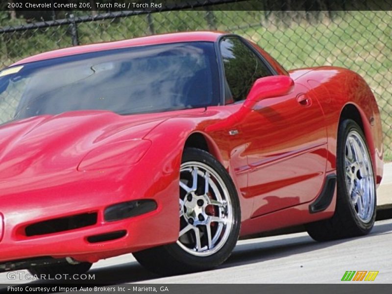 Torch Red / Torch Red 2002 Chevrolet Corvette Z06