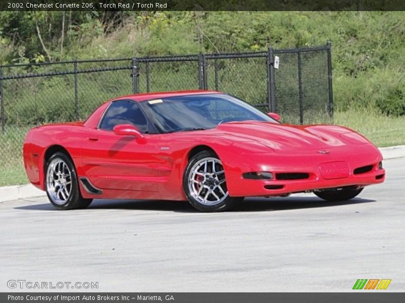 Torch Red / Torch Red 2002 Chevrolet Corvette Z06