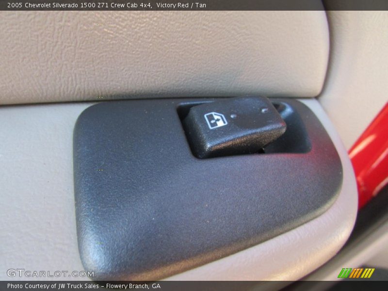Victory Red / Tan 2005 Chevrolet Silverado 1500 Z71 Crew Cab 4x4
