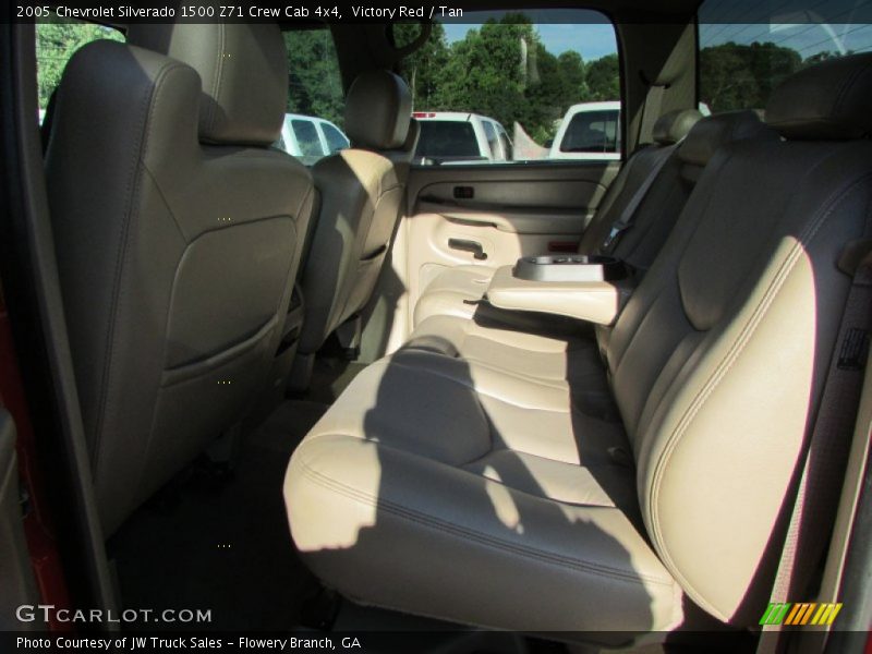 Victory Red / Tan 2005 Chevrolet Silverado 1500 Z71 Crew Cab 4x4