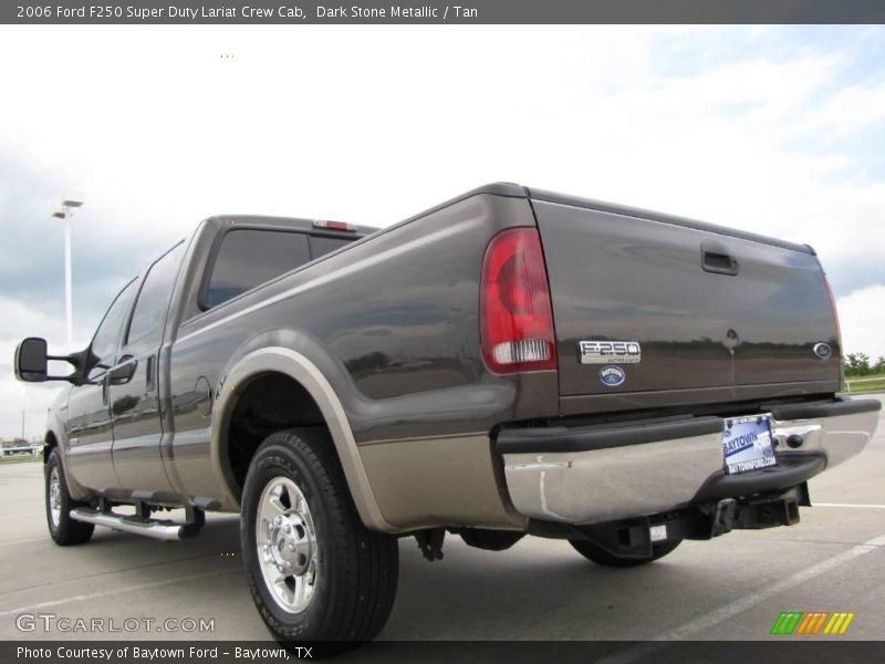 Dark Stone Metallic / Tan 2006 Ford F250 Super Duty Lariat Crew Cab