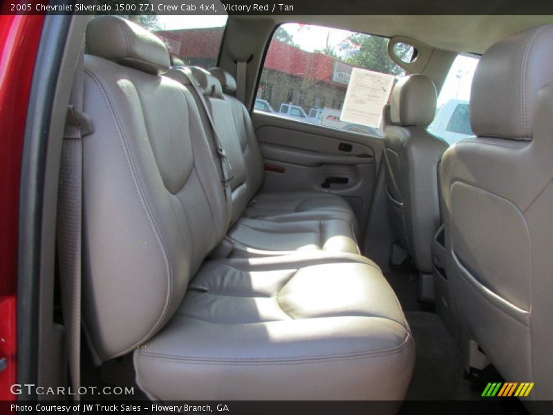 Victory Red / Tan 2005 Chevrolet Silverado 1500 Z71 Crew Cab 4x4