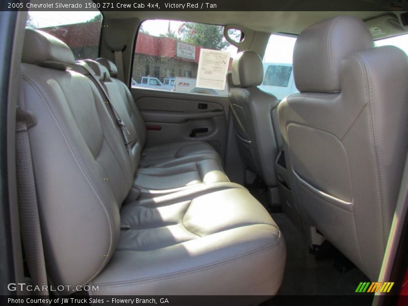 Victory Red / Tan 2005 Chevrolet Silverado 1500 Z71 Crew Cab 4x4