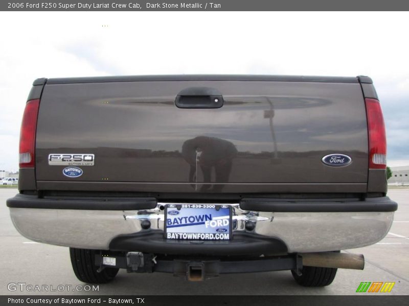 Dark Stone Metallic / Tan 2006 Ford F250 Super Duty Lariat Crew Cab