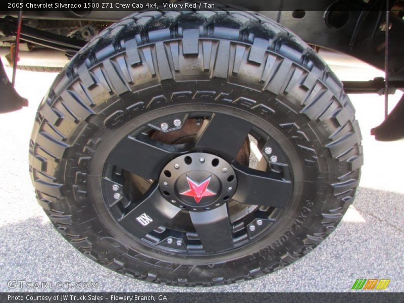 Victory Red / Tan 2005 Chevrolet Silverado 1500 Z71 Crew Cab 4x4