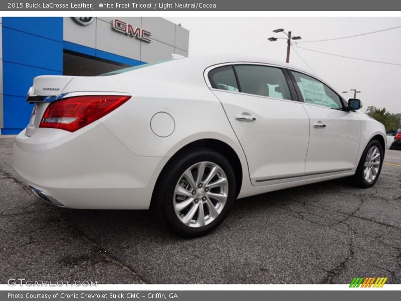 White Frost Tricoat / Light Neutral/Cocoa 2015 Buick LaCrosse Leather