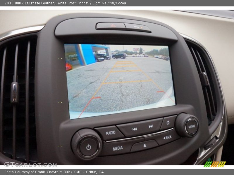 White Frost Tricoat / Light Neutral/Cocoa 2015 Buick LaCrosse Leather