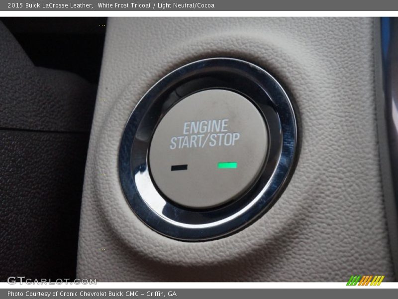 White Frost Tricoat / Light Neutral/Cocoa 2015 Buick LaCrosse Leather