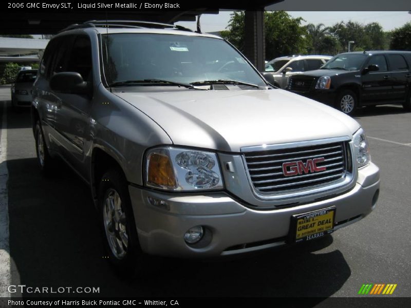 Liquid Silver Metallic / Ebony Black 2006 GMC Envoy SLT