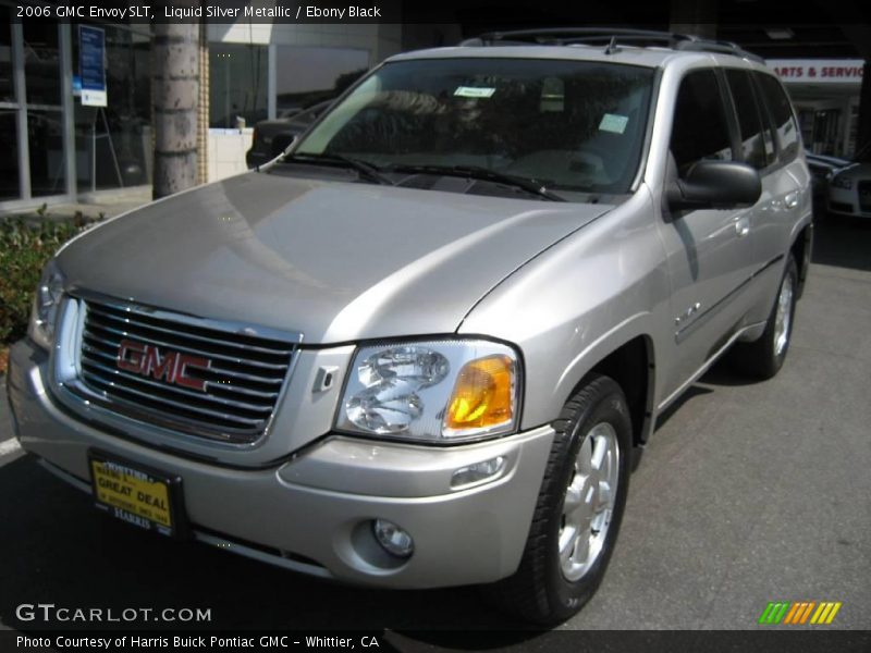 Liquid Silver Metallic / Ebony Black 2006 GMC Envoy SLT