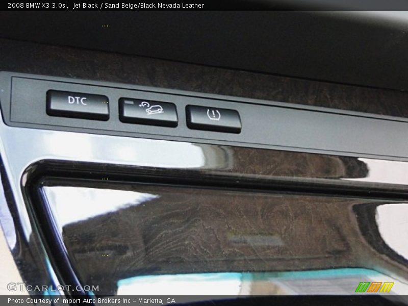 Jet Black / Sand Beige/Black Nevada Leather 2008 BMW X3 3.0si