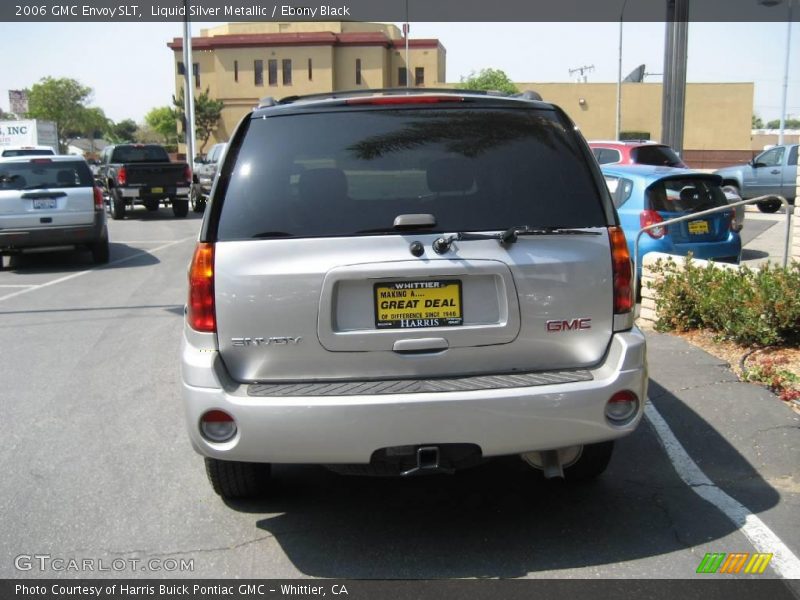 Liquid Silver Metallic / Ebony Black 2006 GMC Envoy SLT