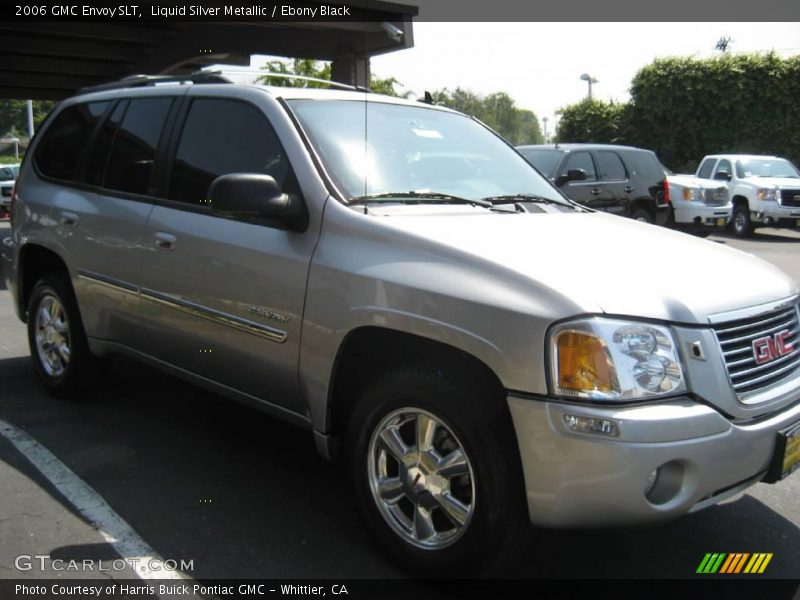 Liquid Silver Metallic / Ebony Black 2006 GMC Envoy SLT