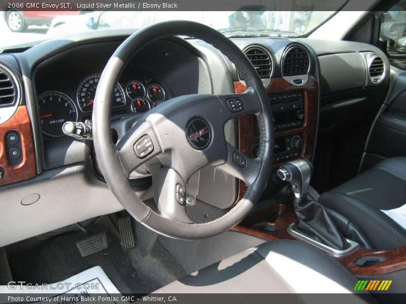 Liquid Silver Metallic / Ebony Black 2006 GMC Envoy SLT