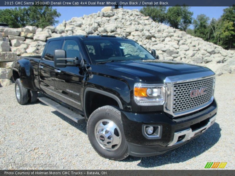 Front 3/4 View of 2015 Sierra 3500HD Denali Crew Cab 4x4 Dual Rear Wheel