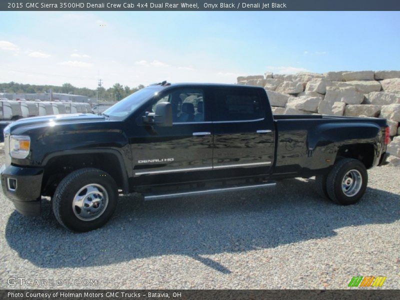 Onyx Black / Denali Jet Black 2015 GMC Sierra 3500HD Denali Crew Cab 4x4 Dual Rear Wheel