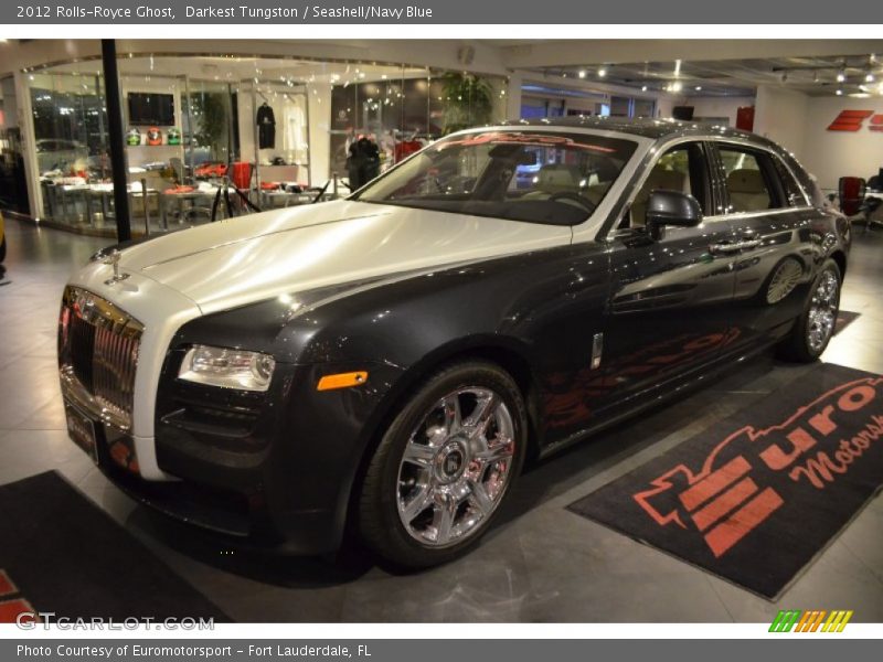 Darkest Tungston / Seashell/Navy Blue 2012 Rolls-Royce Ghost