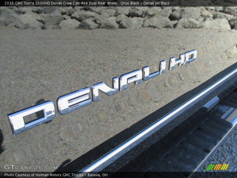 Onyx Black / Denali Jet Black 2015 GMC Sierra 3500HD Denali Crew Cab 4x4 Dual Rear Wheel