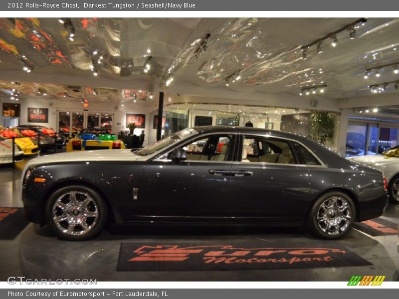 Darkest Tungston / Seashell/Navy Blue 2012 Rolls-Royce Ghost