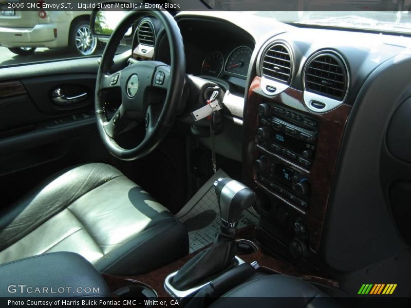 Liquid Silver Metallic / Ebony Black 2006 GMC Envoy SLT