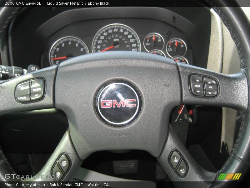 Liquid Silver Metallic / Ebony Black 2006 GMC Envoy SLT