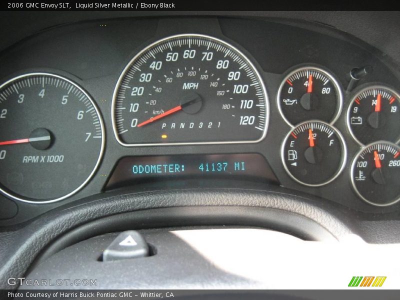 Liquid Silver Metallic / Ebony Black 2006 GMC Envoy SLT
