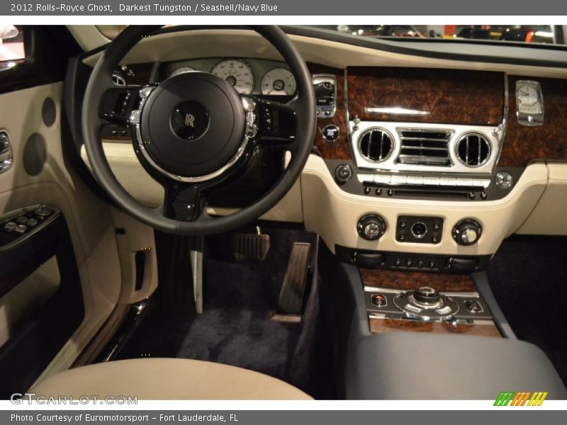 Darkest Tungston / Seashell/Navy Blue 2012 Rolls-Royce Ghost