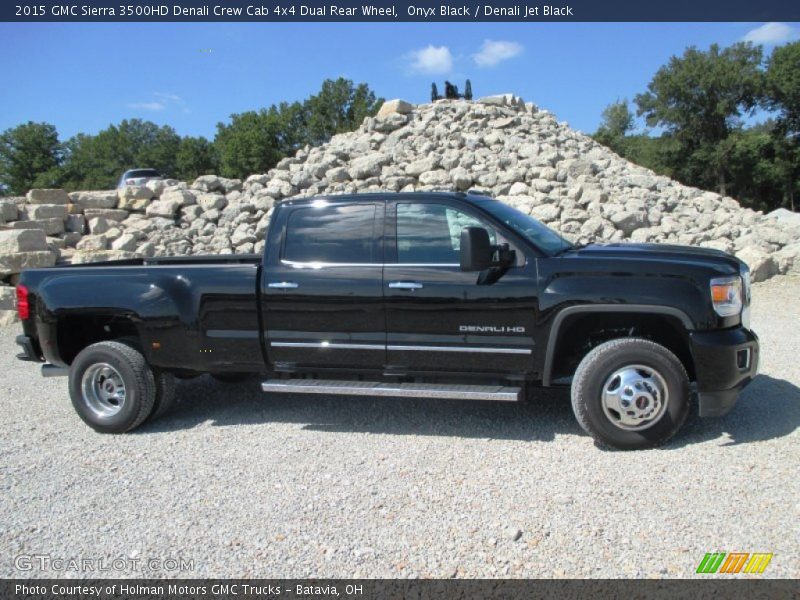 Onyx Black / Denali Jet Black 2015 GMC Sierra 3500HD Denali Crew Cab 4x4 Dual Rear Wheel