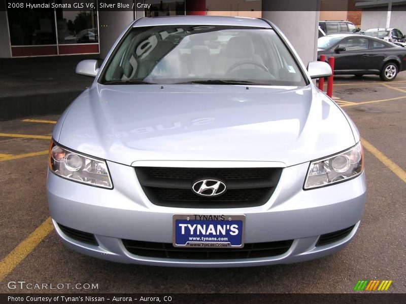 Silver Blue / Gray 2008 Hyundai Sonata GLS V6
