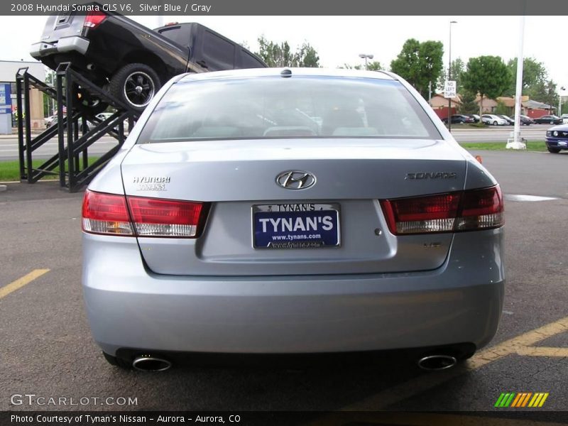 Silver Blue / Gray 2008 Hyundai Sonata GLS V6