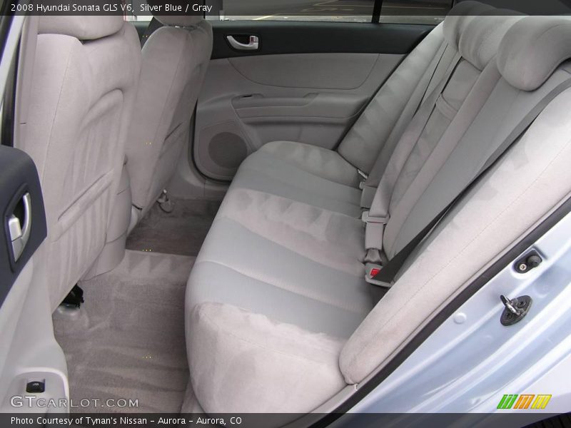 Silver Blue / Gray 2008 Hyundai Sonata GLS V6