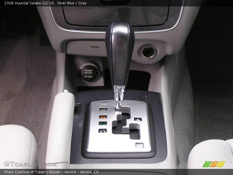 Silver Blue / Gray 2008 Hyundai Sonata GLS V6
